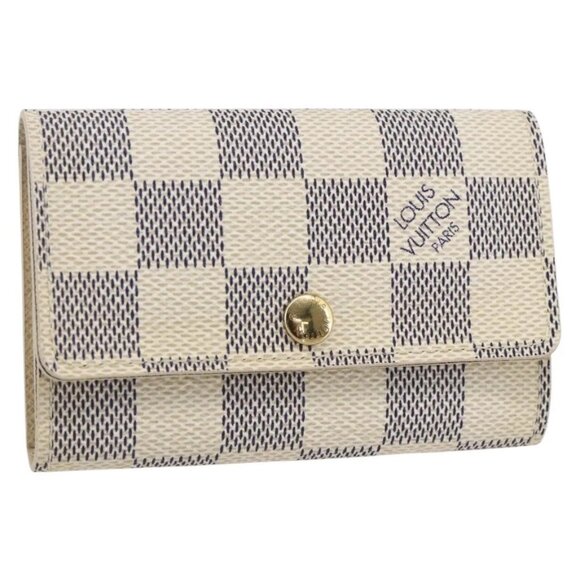 Louis Vuitton Accessories - LOUIS VUITTON Damier Azur Multicles 6 Key Case N61745 LV Auth 148543V